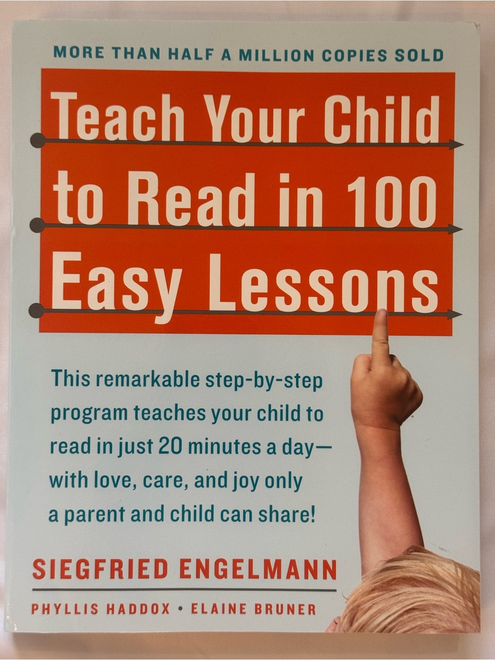 Teach Your Child to Read in 100 Easy Lessons - Blue/Orange Kids Learning Book